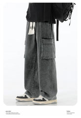 Cargo Baggy Jeans: Y2K Multi-pocket pant