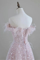 Homecoming Dresses: Prom dresses women advanced light luxury a word shoulder