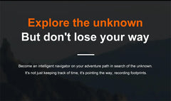 BOXUXING 1.85-inch Smart Watch Men Sport Waterproof Fitness Heart Rate Watches Compass GPS Track NFC Bluetooth Call Smartwatch