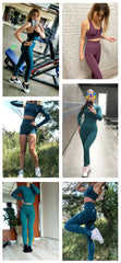 Seamless Yoga Set Gym Clothes Sportswear Yoga Suits For Women