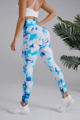 Tie Dye Seamless Leggings Women for Gym Yoga Pants Push Up Workout Sports Leggings