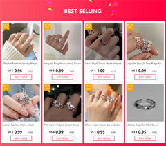 Maximum 27PCS Vintage Heart Snake Butterfly Rings Set for Women Metal Gold Plated