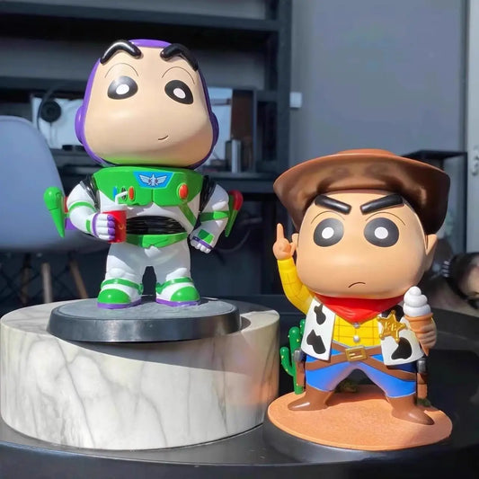 Crayon Shin-Chan Anime Figures Kid Shin-Chan Nude Bathe Action Figurine PVC Statue Model Doll Desk Ornaments Collection Toy Gift