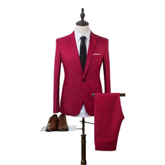 Two-piece Suit Korean Version Slim Suit Trend Suit Men