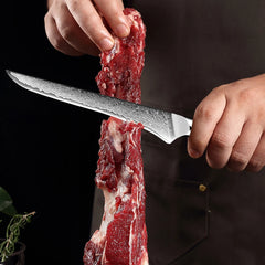 Ultra Sharp Boning Knife 67 Layer Damascus steel Fillet Knife for Fish and Meat 6 Inch
