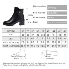 Women's Snow Boots Large Size Warm Wool Women's Winter Boots Non-slip