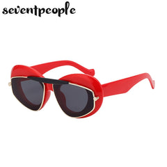 Sunglasses Women Brand Designer Fashion Oval Sunglasses