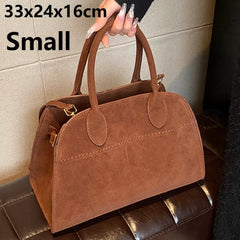 Margaux 15 Suede Handbags Large Capacity Senior The Tote Bags