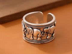 Creative Beautiful Retro Animal 925 Sterling Silver Jewelry Personality Ethnic
