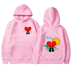Funny Bad Bunny Hoodies Un Verano Sin Ti Print Men Women Streetwear Hoodie Hooded