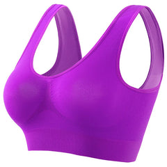 Women Seamless Bras Sports Wireless Notepads Bra Female Breathable Brassiere