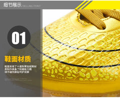 Men's Soccer Shoes Kids Children Low Top Futsal Society Training Football Boots