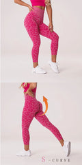 Leopard Seamless Leggings Women Soft Workout Tights Fitness Outfits