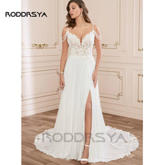 White Bridesmaid Dresses: Wedding Dress For Women Pearl Lace Appliques Bridal Gowns