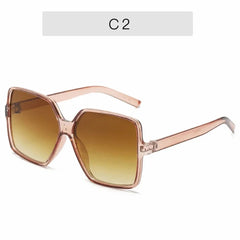 Sunglasses Women Big Frame Colorful Sun Glasses Female Mirror Oculos