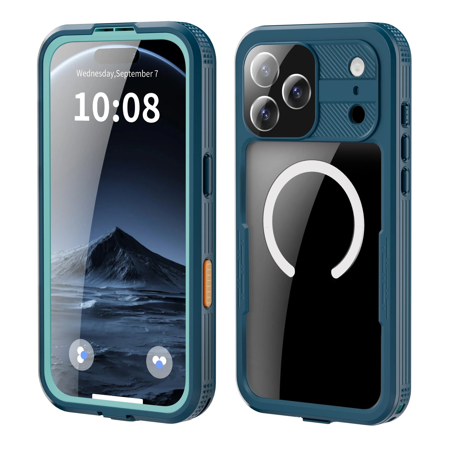 Magnetic Shockproof Dustproof IP68 Waterproof Phone Case for Apple 17Promax/ 17Pro /Air / 17 - Durable Protective Cover