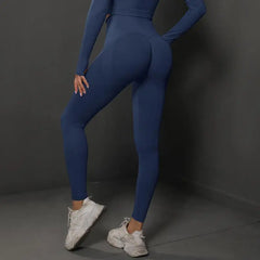 Women Seamless Yoga Pants Fitness Sports Running Sportswear Stretchy Lifting Tights