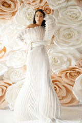 Homecoming Dresses: Organza Pleated Formal Dress Photography Photo Shoot Dress