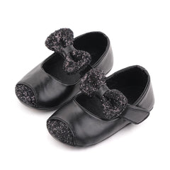 Baby Girl Shoes Cute Princess Bowknot Soft PU Mary Jane Shoes Anti-slip Sole
