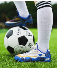 Football Boots Society Futsal TF Pink Soccer Tennis Shoes Sports