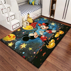 Mickey Mouse Carpet for Children,Living Room Bedroom Floor Mat Kitchen Mat Children
