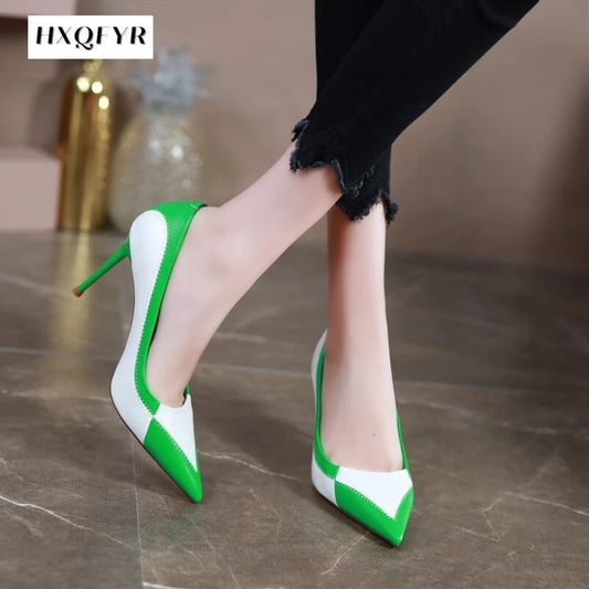 Women Fashion Stiletto Heels Lady Classic Comfort Shallow Mouth Heel Shoes