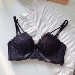 Bras for Women Lingerie Korean Push Up Bra Brassiere Black Underwear