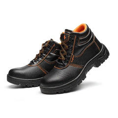Men Safety Shoes Steel Toe Work Sneakers Indestructible Shoes Puncture-Proof Men Boots Water resistant Anti shock Non slip boots