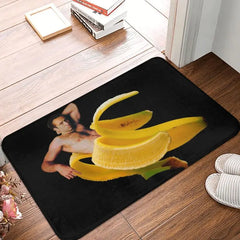 Nicolas Cage In A Banana Doormat Anti-Slip Kitchen Bath Mat Toilet Floor Door Entrance