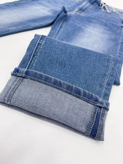 Women Stretch straight denim pants fashion casual ankle-length jeans