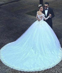 White Bridesmaid Dresses: Lace Wedding Dress Ball Gown Princess Bridal Wedding