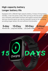 New QX7 Smart Watch Men 2.01-inch SmartWatch Bluetooth Call GPS AI Voice Heart rate Blood oxygen Android &IOS Sports Smartwatch