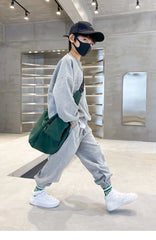 5-14 Years Teenager Boys Clothing Sets Spring Autumn New Fashion Letter Sweatshirt + Pants 2Pcs Tracksuit Suits For Kids Clothes