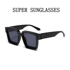 Sunglasses For Men Vintage Square Fashion Glasses Luxury Retro Sunglasses