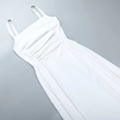 Formal attire Dresses: Midi Dress Women Sleeveless Vintage Party Dress