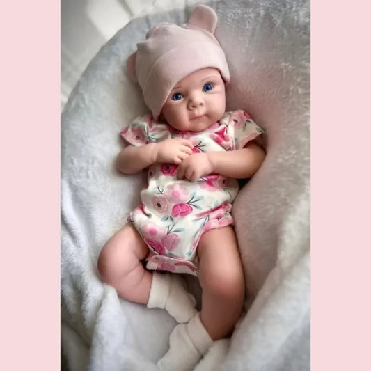 18Inch Open Mouth & Washable Bettie Solid Silicone Reborn Girl Doll With Painted & Unpaint Skin reborn tam silicon bebek Doll