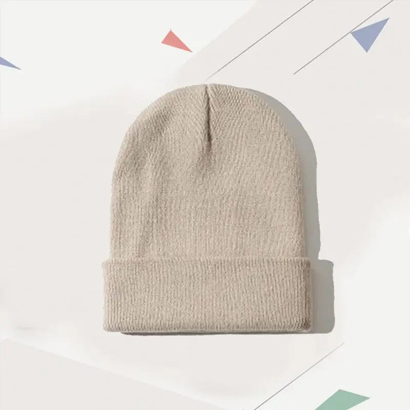 DIY Personalized Embroidered Design Knitted Hat Custom Logo Autumn Winter Warm Beanie Team Customize Stocking Skull Balaclava