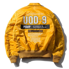 Hip Hop Jacket Men High Quality Thick Army Navy Military Motorcycle Ma-1 Aviator