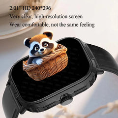 2.01'' Sports Smart Watch Fitness Clock Health Monitor Waterproof Smartwatch Wireless Call Watches For Men Women IOS Xiaomi 2025