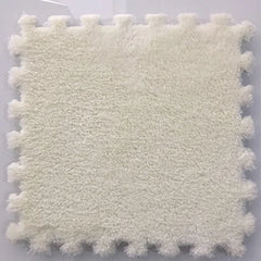 30 X 30cm EVA Foam Puzzle Mat Long Hair Carpet Soft Plush Villi Shaggy Area Rug Mats