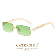 Sunglasses Men Luxury Brand Designer Classic Rectangle Sunglasses Male