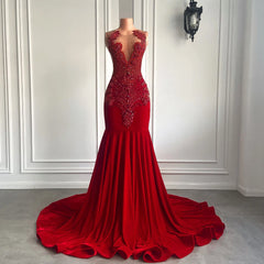 Homecoming Dresses: Prom Dresses Sparkly Beaded Diamond Mermaid