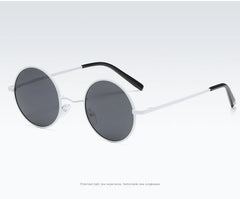 RUOBO Retro Polarized Round Metal Frame Sunglasses Eyewear For Men and Women Driving Fishing Brand Designer Sun Glasses UV400