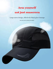 Men Sports Running Sweat Baseball Cap Male Canada Golf Quick Dry
