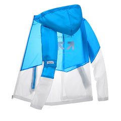 Men's Summer UV Protection Skin Coats Thin Windbreaker Sunscreen Men Zipper Clothes