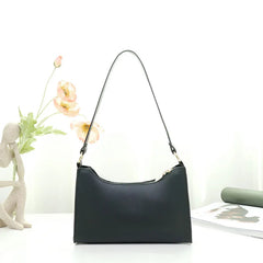Elegant White Shoulder Bag Handbags for Women Small Leather Purse