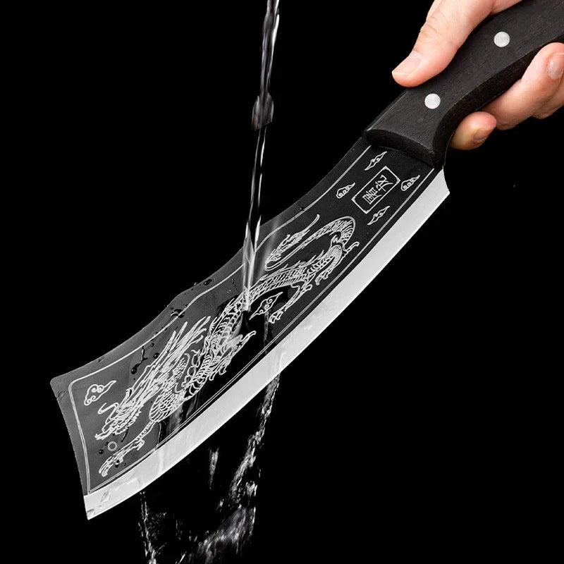 Utility Slaughter Knife Hand Forge Blade Kitchen Knives Cleaver Meat Chopping
