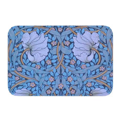 Custom William Morris Compton Floral Art Nouveau Pattern Doormat Bath Door Floor Mat