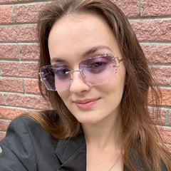 Sunglasses fashion square metal legs glasses for men women