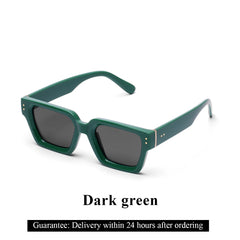 Premium Shades Designer Black Brand Sunglasses Mens Square Sun Glasses